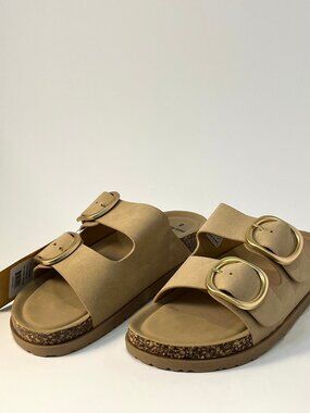 EE Empty Women's Cork Sandals with Arch Support Apricot 8